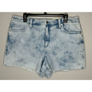 UNIVERSAL THREAD HIGH RISE CUT OFF STRETCH CONCERT FESTIVAL MIDI SHORTS SZ. 16